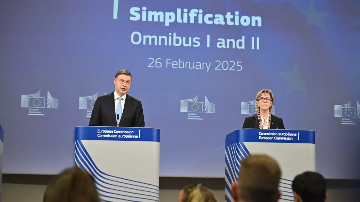European Commission in Brussels: the CSRD is a European directive affecting SMEs through a cascade effect