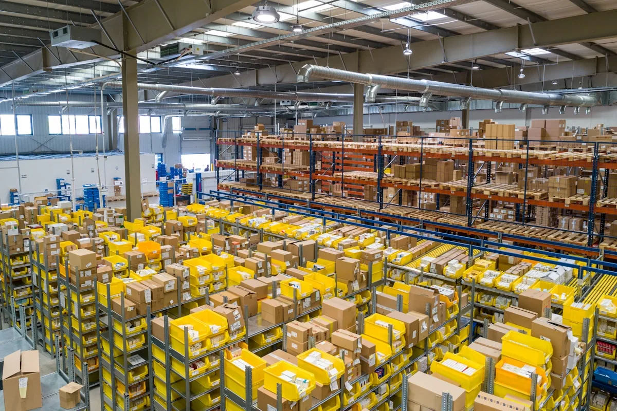 Reading a conformity marking on a parcel in a warehouse: the PPWR declaration of conformity becomes required