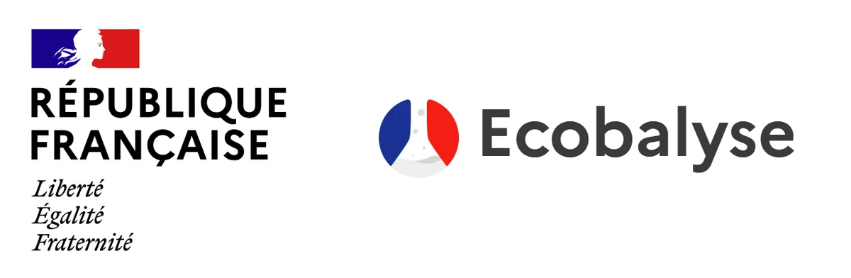 French Republic and Ecobalyse logos