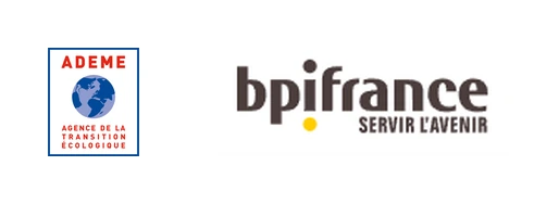 ADEME and Bpifrance logos, operators of the main funding schemes