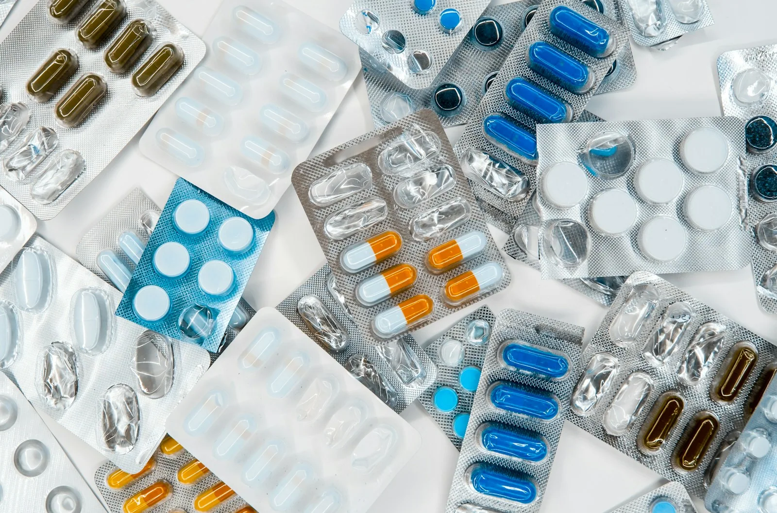 Hospital pharmacist checking medicine stocks