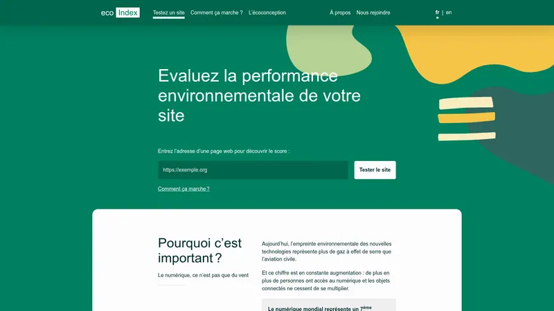 EcoIndex - Measure your website’s footprint